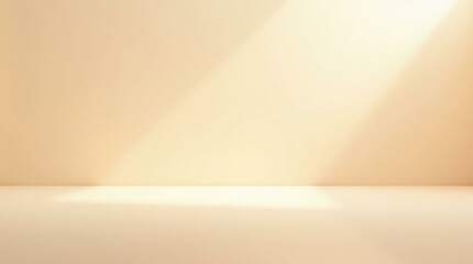 Soft warm light reflections — horizontal minimal background for seasonal branding and creative design.