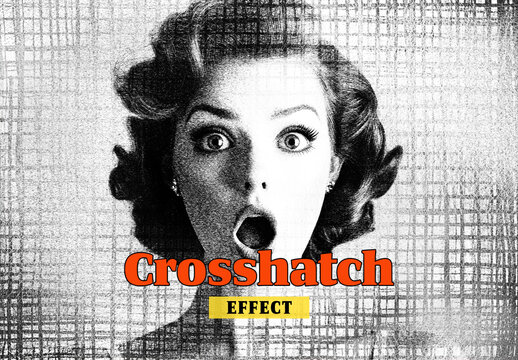 Crosshatch Photo Effect