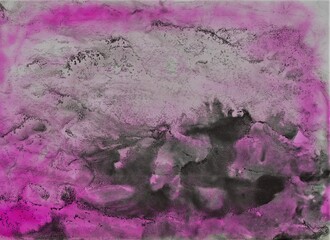 abstract pink watercolor on paper texture can be used as background