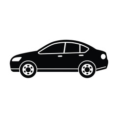 Car Sedan Outline Icon Vector Illustration