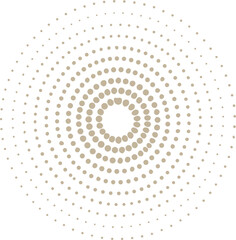 Abstract grunge halftone circular dot pattern white background