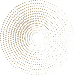 Abstract grunge halftone circular dot pattern white background