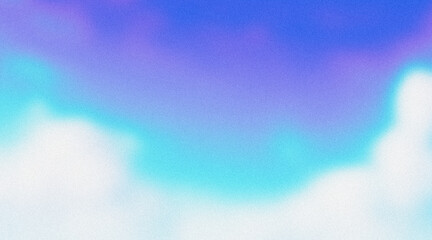 Soft gradient background with purple-blue and teal hues and subtle grain texture