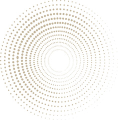 Abstract grunge halftone circular dot pattern white background