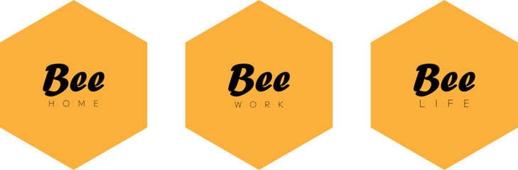 Honeycomb bee icon on white background. honeycomb icon for your web site design, logo, app, UI. flat style. honey comb sign. Vector Illustration .