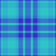 Vibrant teal and blue plaid pattern. Perfect for textile design, website backgrounds, or fashion projects.