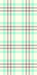 Pastel mint green and taupe plaid pattern.  Perfect for textile design, backgrounds, or website templates.  Subtle, elegant, and versatile. Evokes feelings of calm and sophistication.