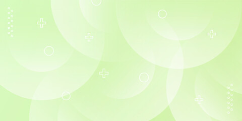 Pastel green abstract background with overlapping round shapes.