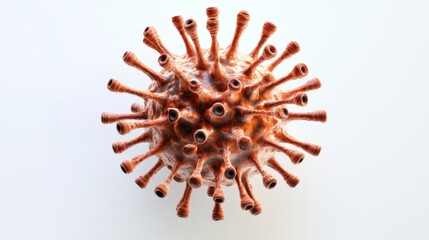 Hyper-realistic Depiction of Rotavirus Showcasing Intricate Details and Structure