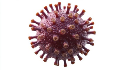 Detailed Depiction of Smallpox Virus Structure and Features in Science