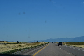 driving on a road
