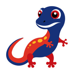 vector illustration of a cartoon dragon