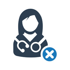 Doctor cancel icon