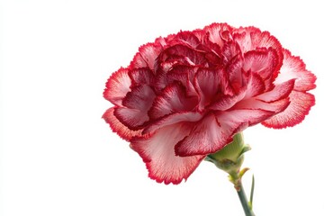 carnation flower isolated on white background