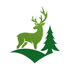 Fototapeta premium deer in the forest