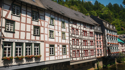 Medieval houses on the river