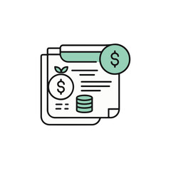 Financial growth concept illustration.