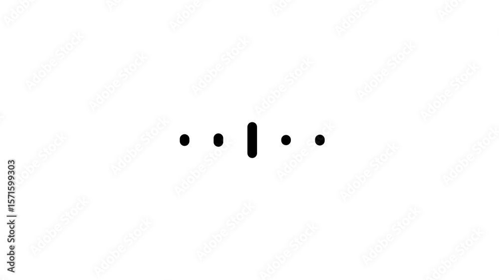 Poster minimalist abstract composition depicting visual elements of balance alignment and simple modern des