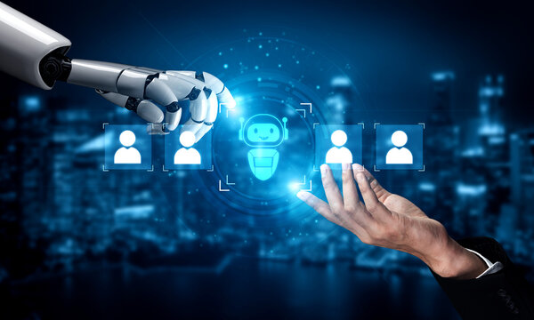 AI assistant collaborates with human team members to support workflow, boost efficiency, and enhance collaborative productivity in digital environments Vouch