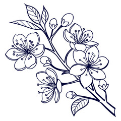 Line Art Flower Motif  wedding vector element, perfect for invitations, decor, and digital design. High-quality AI file for creative projects.