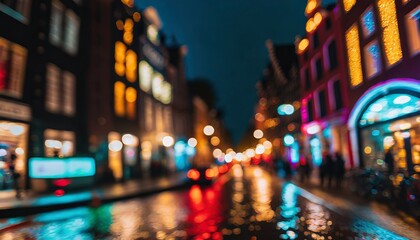 Abstact City Bokeh Background