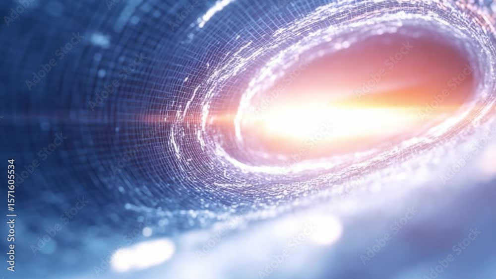 Poster digital vortex: an abstract visualization of data flow and interconnectedness, this image is a visua