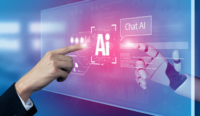 AI Virtual Assistant Artificial Intelligence Chatbot Controlled by Prompt Engineering for...