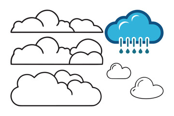 cloud icon vector art