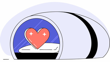 Love Heart in Vector Illustration
Vector Artwork of a Heart Symbolizing Love
Affectionate Design: Love Heart in Vector Art