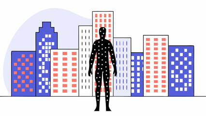 nified Patterns on Buildings and Humans in Vector Art
Vector Design Showcasing Patterned Buildings and Humans
Harmonious Pattern Design on Architecture and Human Forms