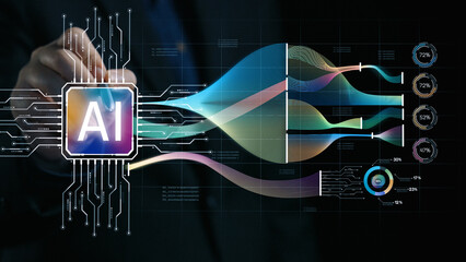 AI Assistant Brain Processor with LLM Technology, Big Data, Machine Learning, Generative AI for...