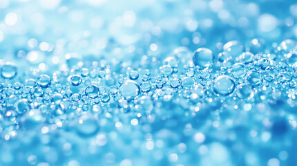 A close-up view of many small, translucent spheres.