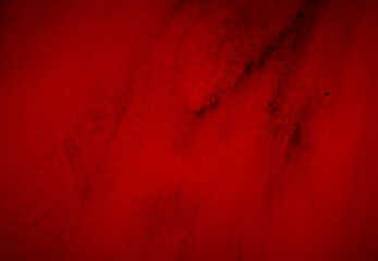 abstract red background texture with grunge brush strokes and paint stains