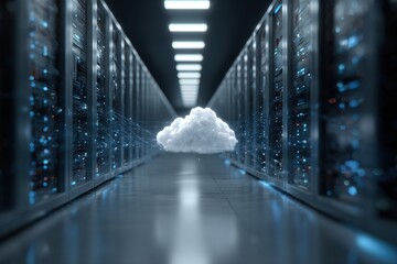Hybrid cloud integration architecture enables seamless data flow between on-premises and cloud environments in modern data centers