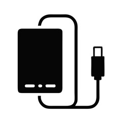 mobile phone isolated on white