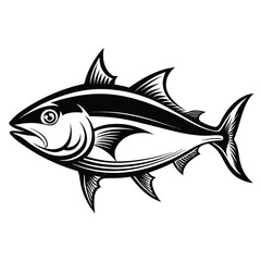 Abstract geometric shapes in a striking black and white vector illustration isolated on white background