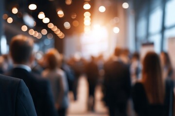Blurred Background of Corporate Event
