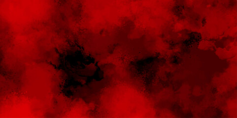 Abstract red and black cloud texture with smoky, diffuse edges and dark central patches. Fiery nebula or atmospheric explosion, evoking themes of heat, danger, and dramatic contrast.