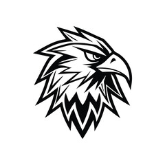 eagle head vector eagle logo on white background 
