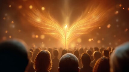 Symbolic Representation of Pentecost Gathering