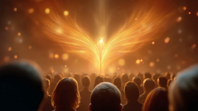 Symbolic Representation of Pentecost Gathering