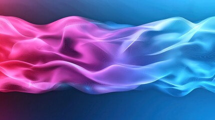 Obraz premium Abstract vibrant flowing colors, digital art, vibrant background, for design inspiration