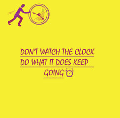 Conceptual motivational image illustrating the idea of consistent progress and time management inspired by the steady movement of a clock.