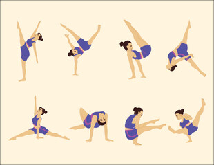 female gymnastics athletes