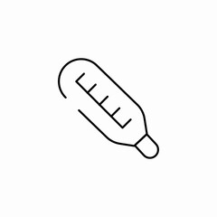 thermometer temperature measure icon sign vector