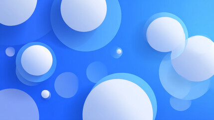 Abstract blue modern background with circle elements. Digital technology concept. vector illustration art