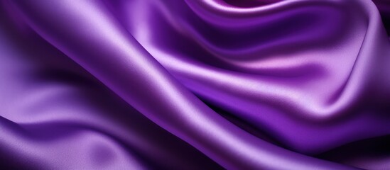 Soft pink and purple satin silk fabric drapes with smooth, shiny texture, creating an elegant, luxurious textile backdrop