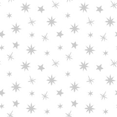 abstract celestial design repeatable background with various star shapes ideal for space themes and children's projects