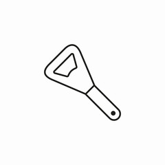 bottle opener tool icon sign vector