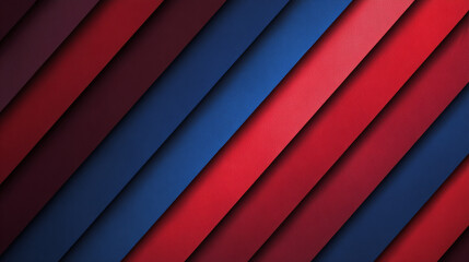 Obraz premium Abstract horizontal light red and blue stripe lines background. You can use for ad, poster, template, business presentation. Vector illustration